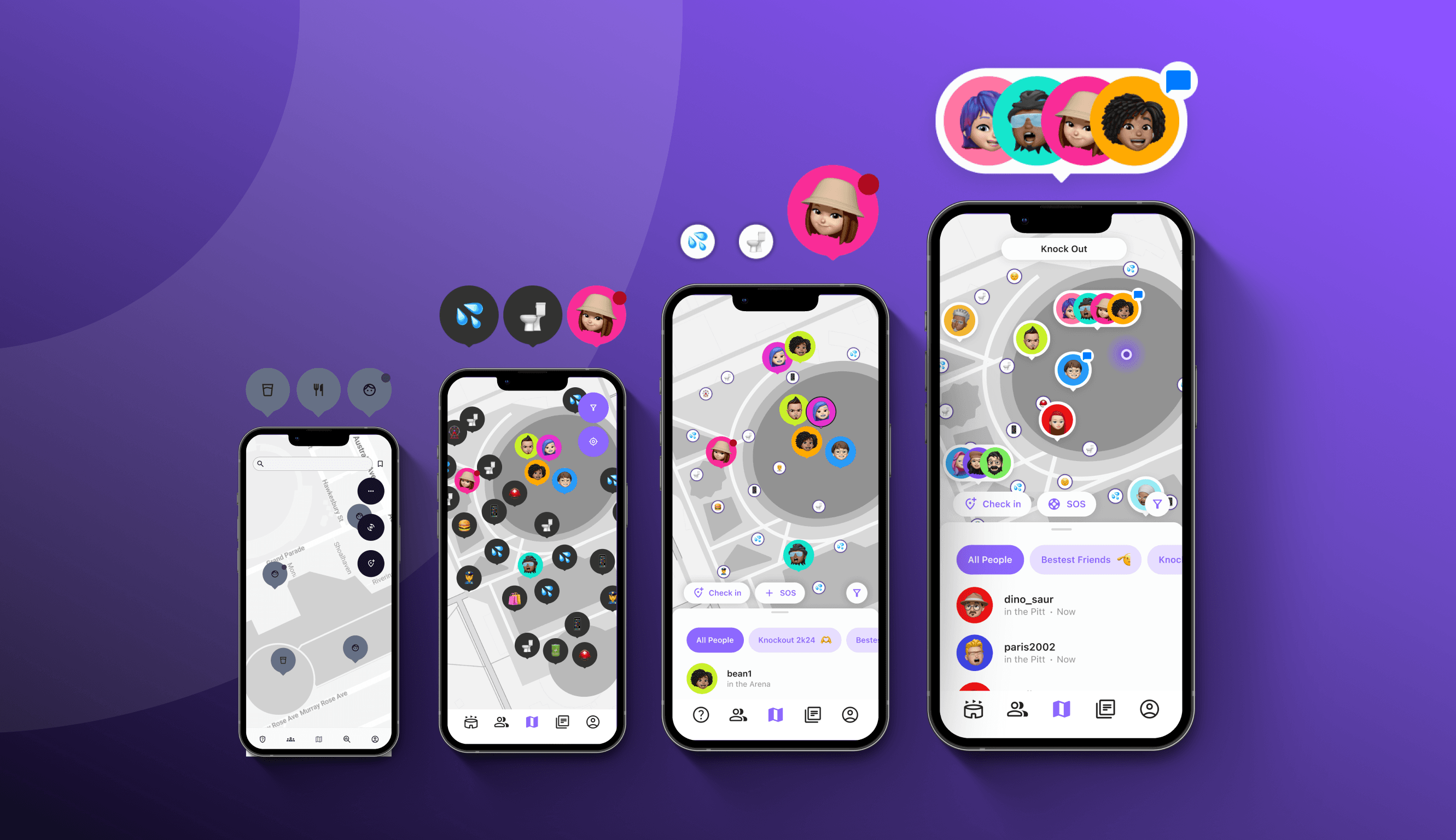 Festival360 mobile app screens