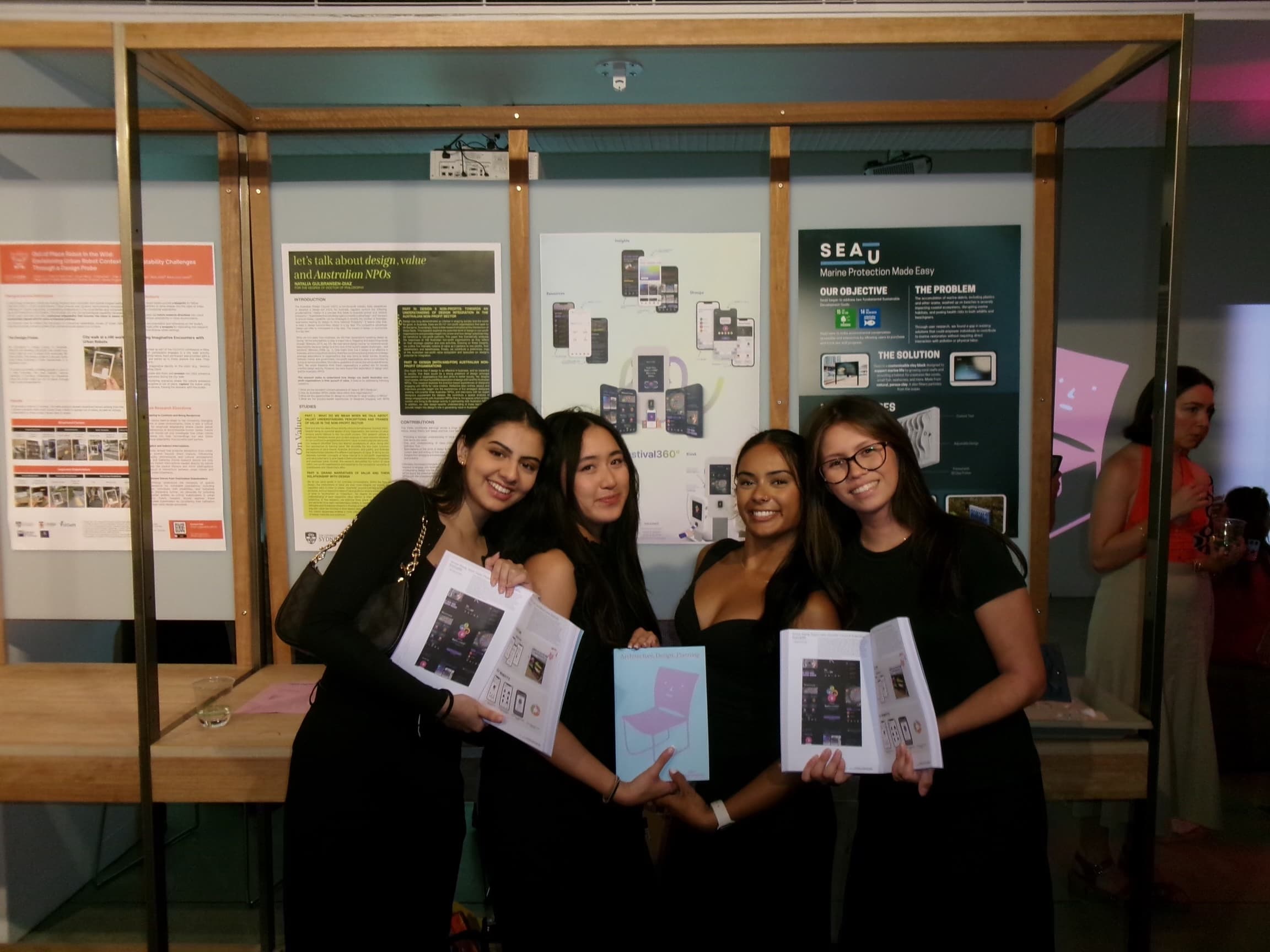Serena at project presentation