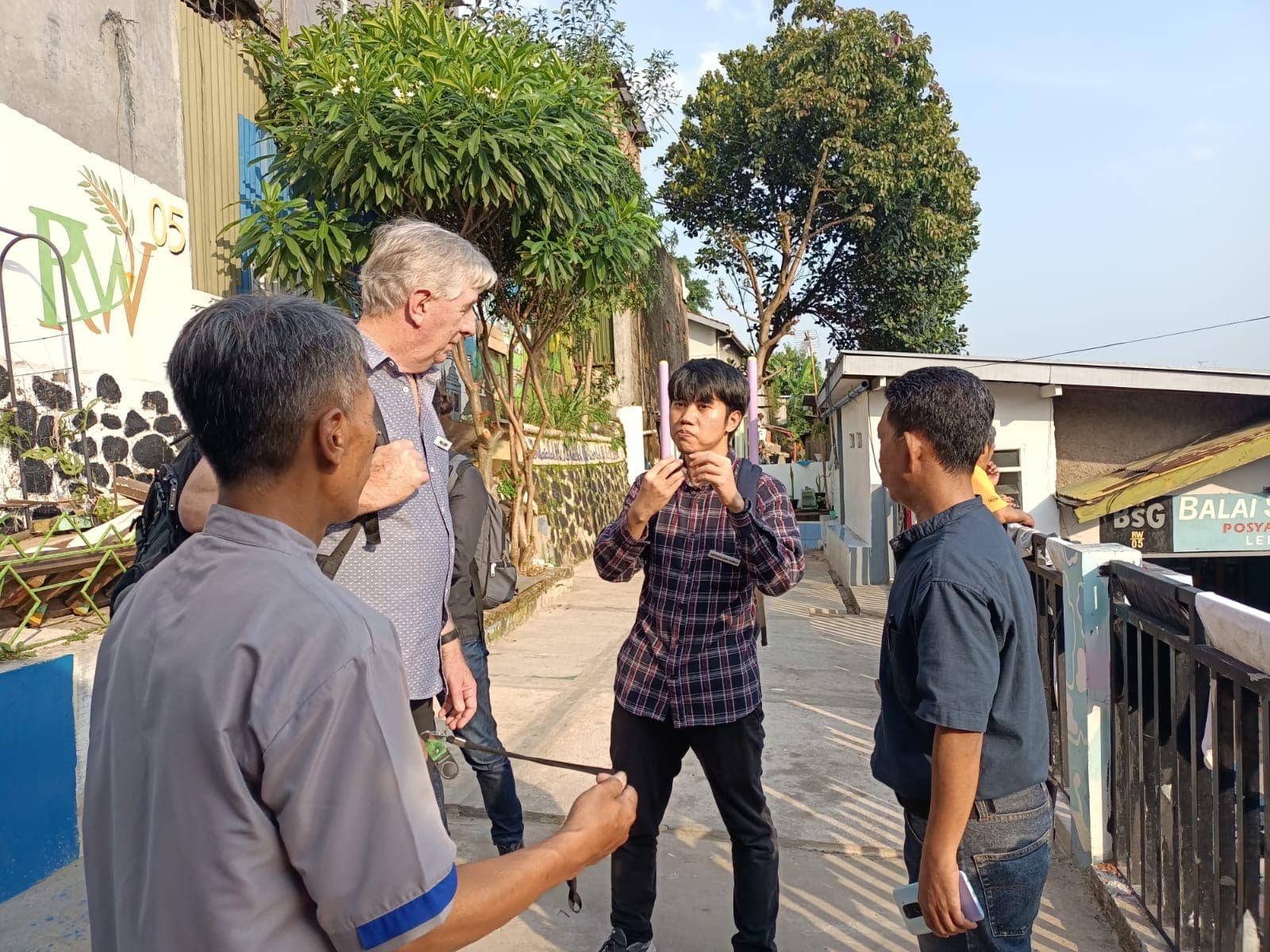 Field research with community members